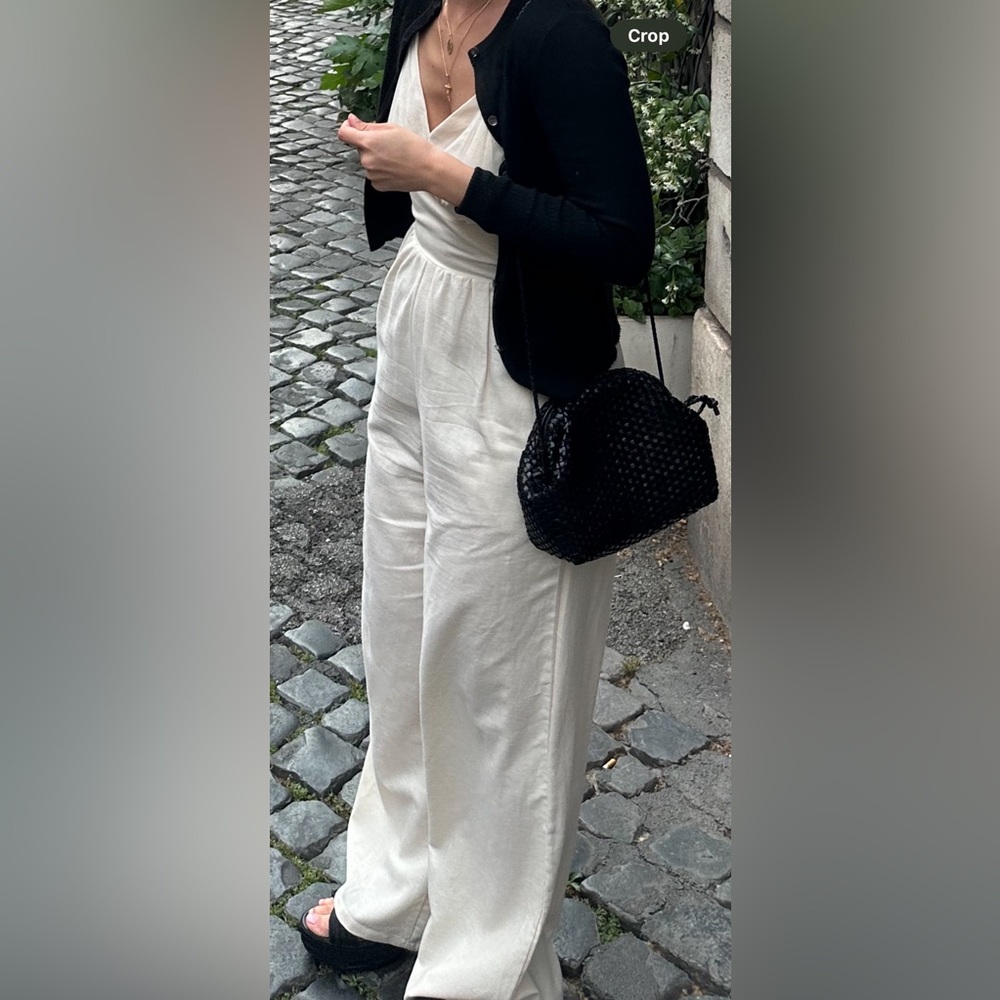 Japna Cream Jumpsuit